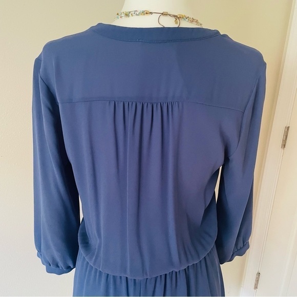✨ LUSH Women's Soft Blue Wrap Dress – Size M ✨ - Picture 8 of 11